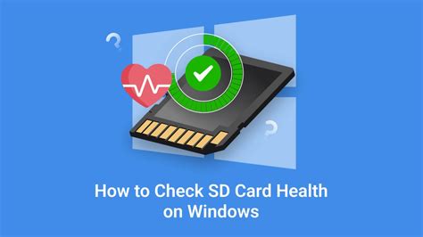how to check integrity of sd card|How to Check SD Card Health in Windows .